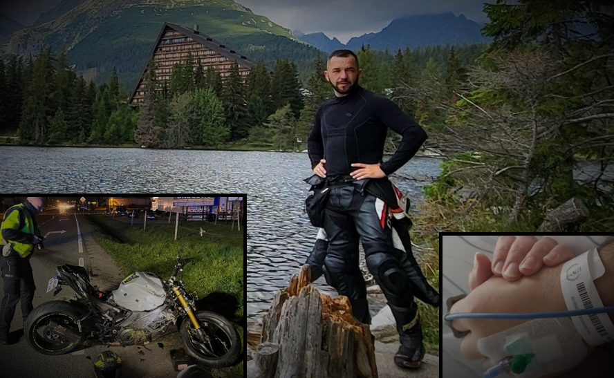 zrzutka, pomoc dla Piotra, wypadek w Tęgoborzy, motocyklista