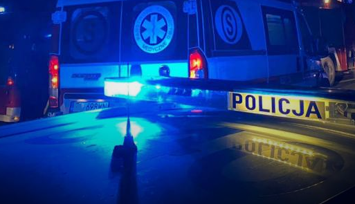 policja, karetka,