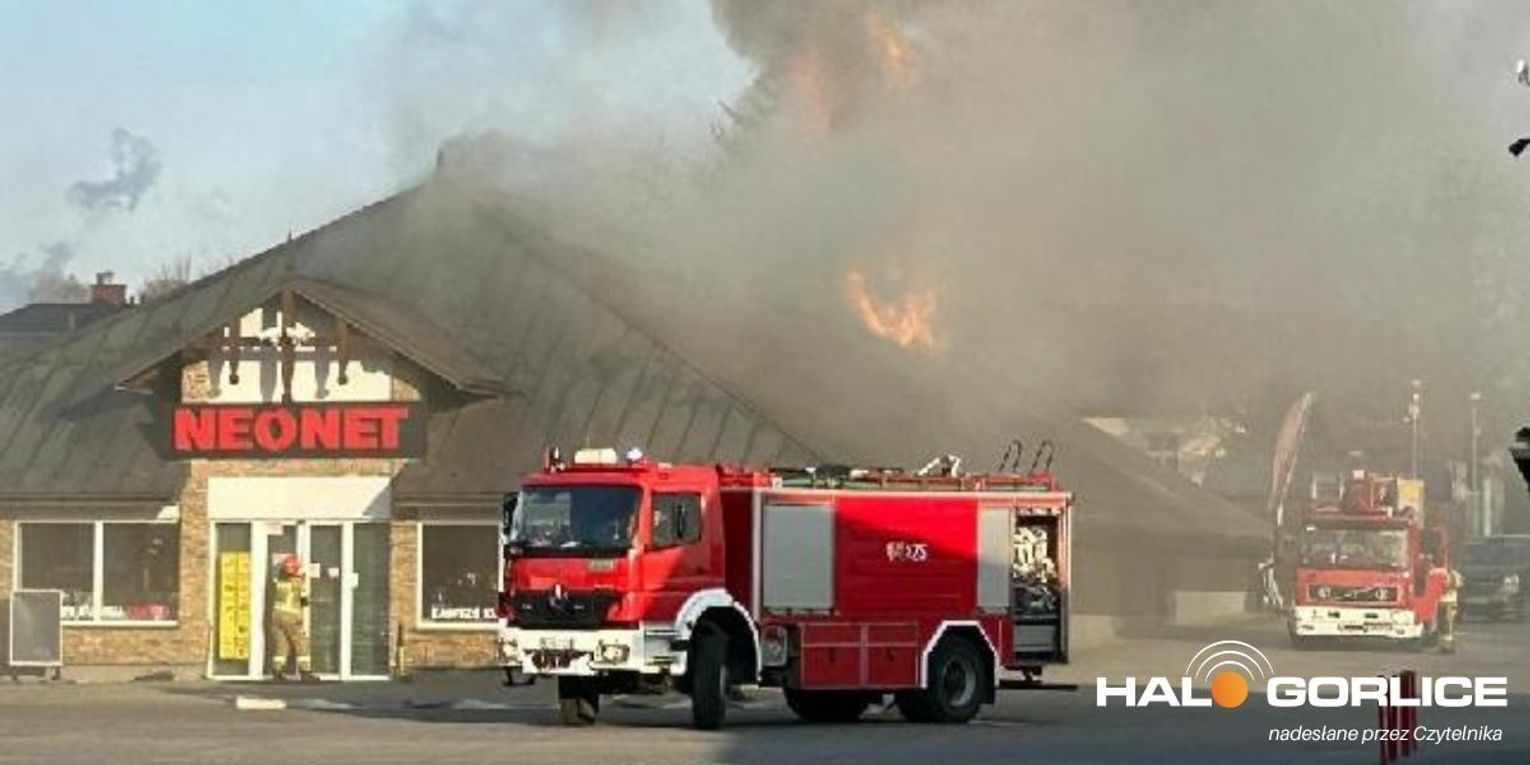 pożar Neonet Gorlice