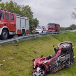 Ptaszkowa, motocyklista