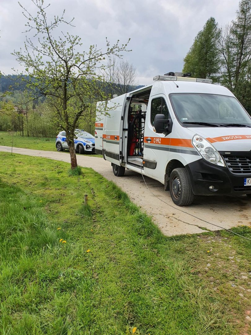 Mszalnica, przerwany gazociąg