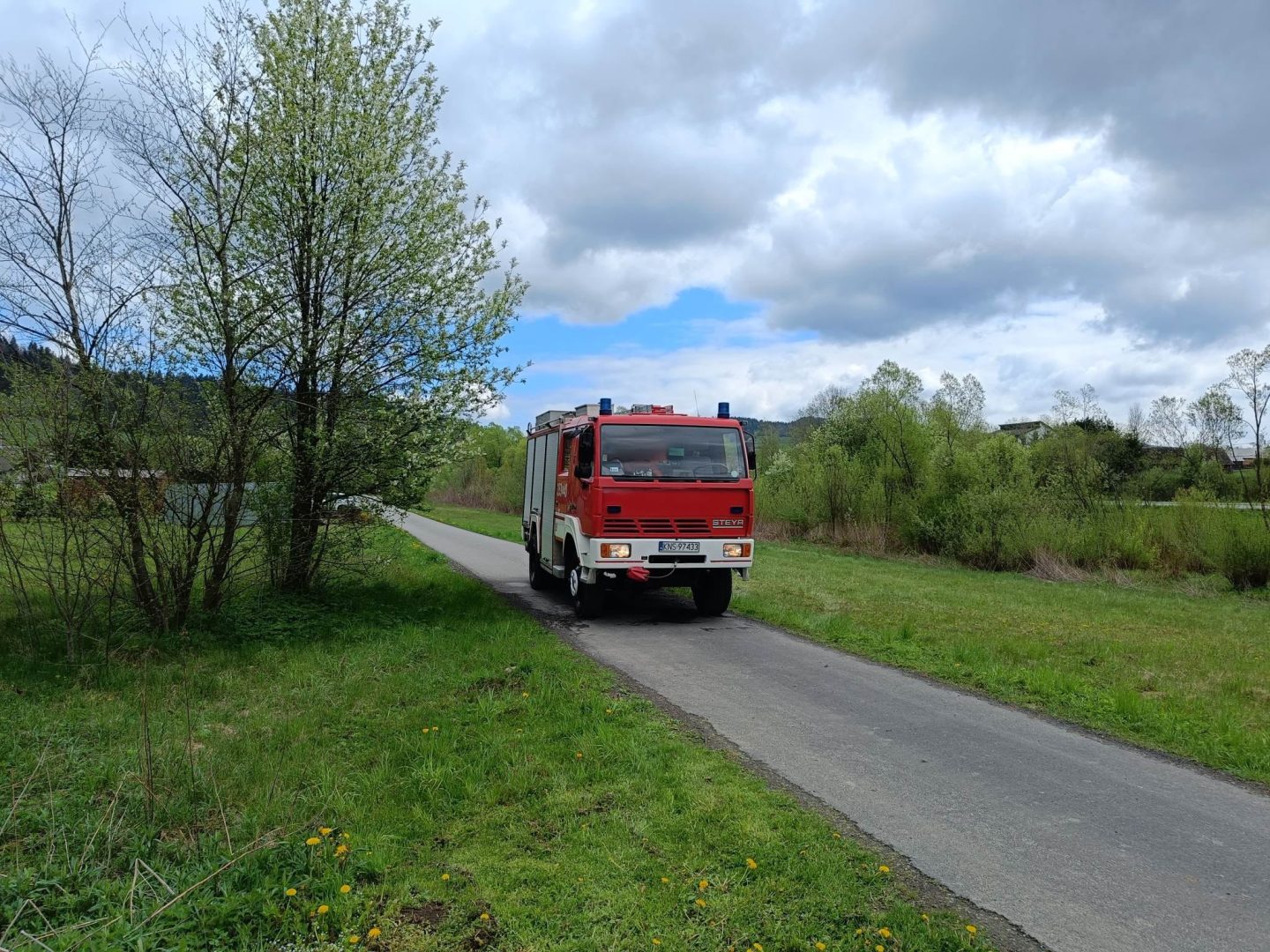 Mszalnica, przerwany gazociąg