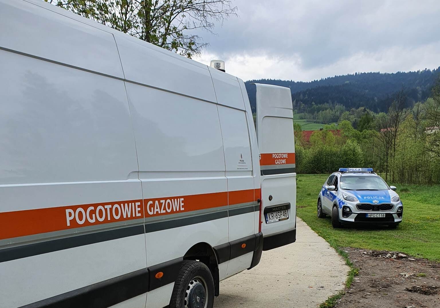 Mszalnica, przerwany gazociąg