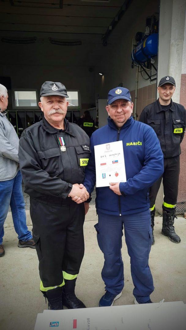 spotkanie Młodzieżowych Drużyn Pożarniczych z OSP Korzenna i DHZ Nová Ľubovňa