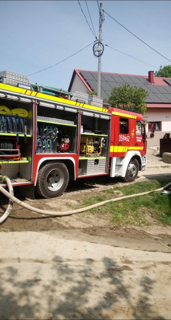pożar Korzenna