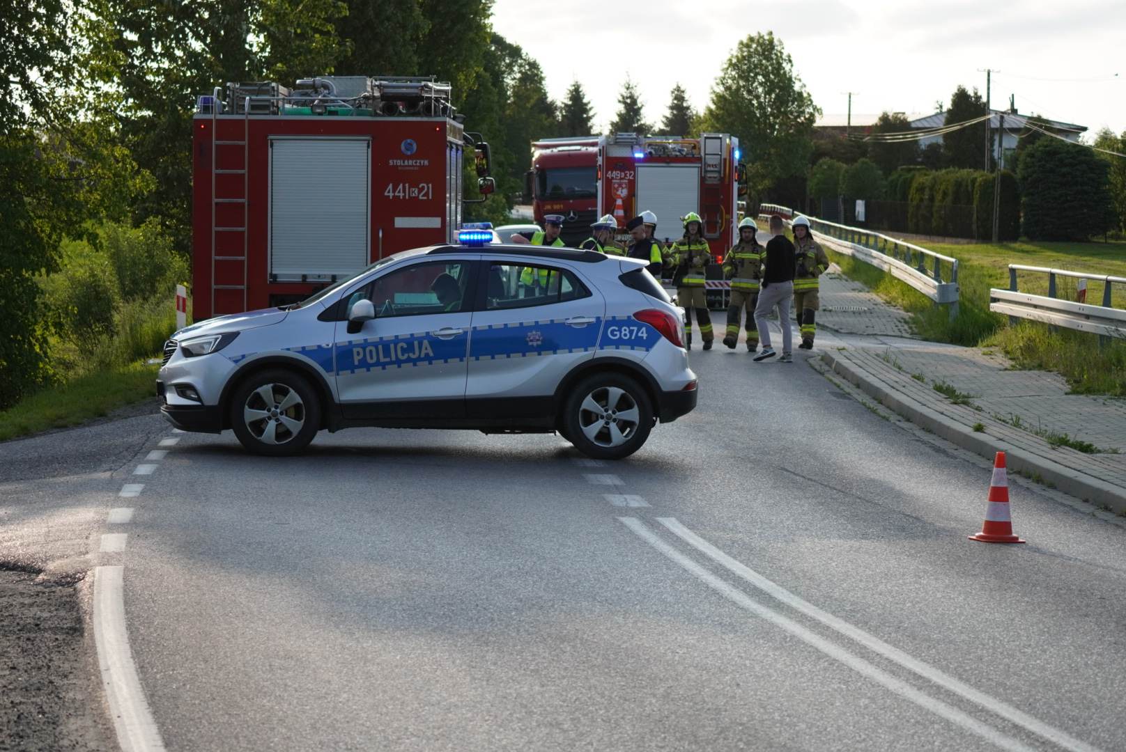 Łużna, motocyklista, wypadek