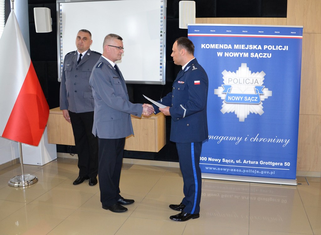 zmiany kadrowe w łososińskiej policji