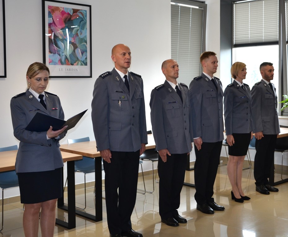 zmiany kadrowe w łososińskiej policji