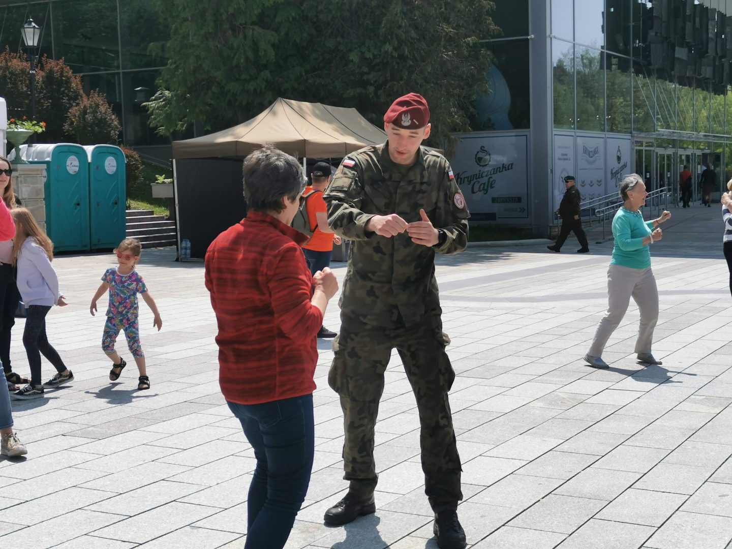 Trenuj z wojskiem, trenuj jak żołnierz, samoobrona kobiet, Krynica-Zdrój