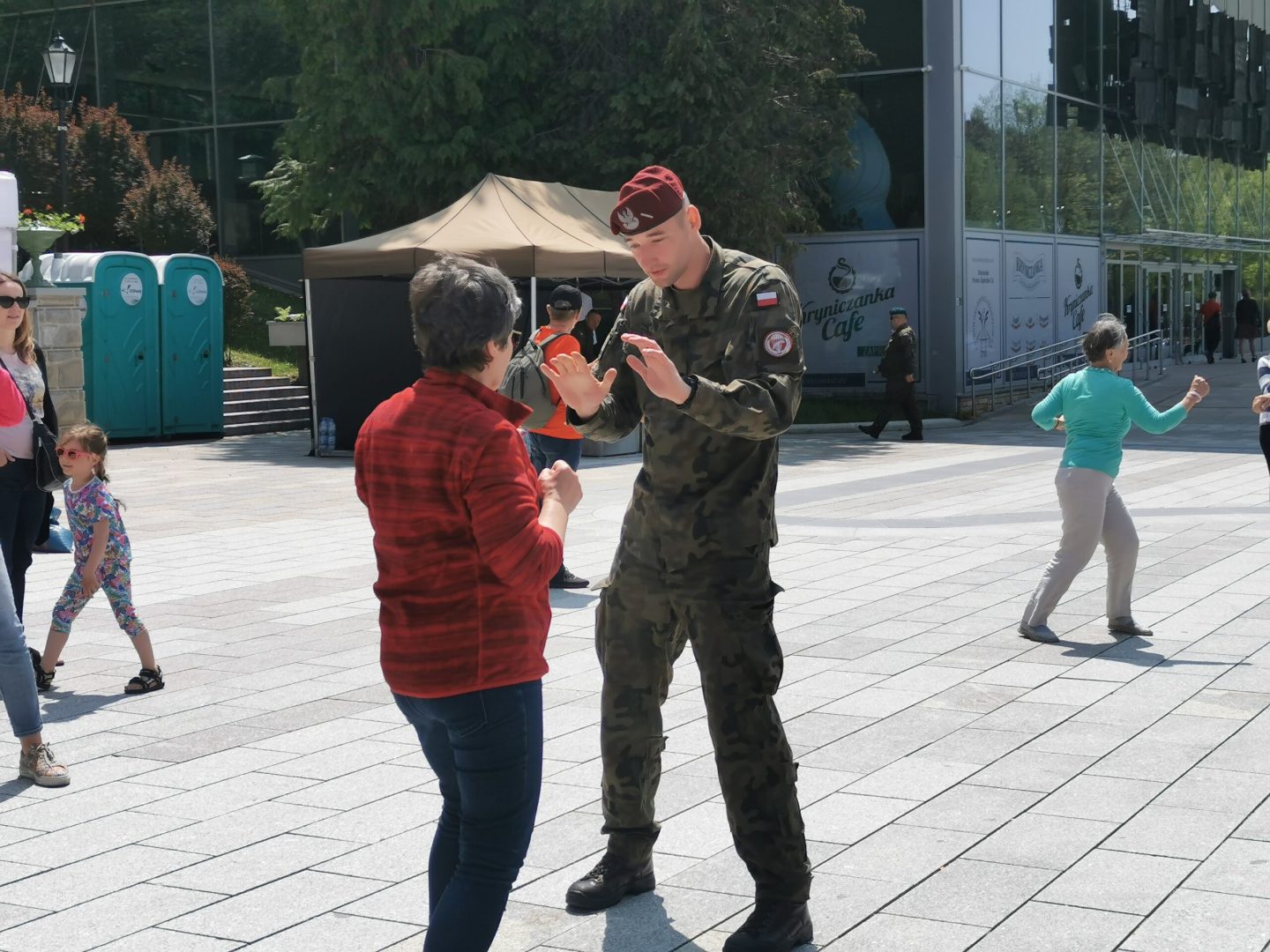Trenuj z wojskiem, trenuj jak żołnierz, samoobrona kobiet, Krynica-Zdrój