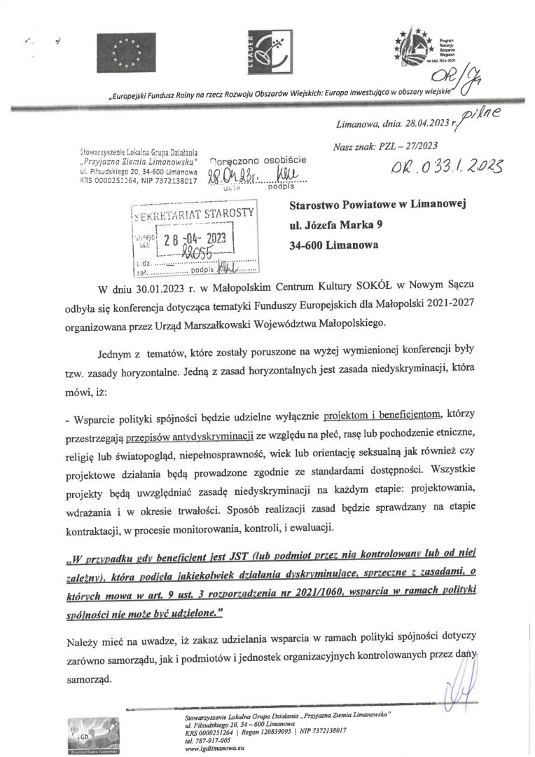 projekt uchwały