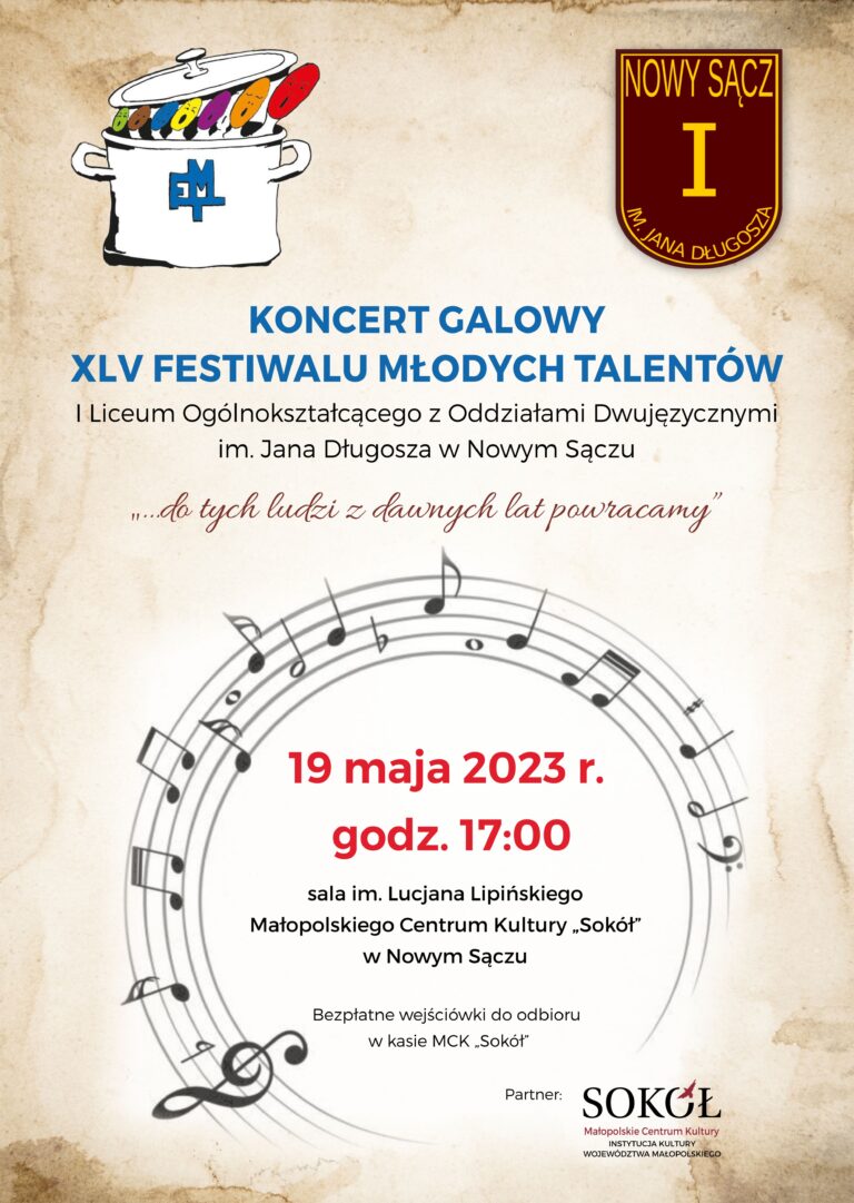 Koncert Galowy XLV Festiwalu Młodych Talentów