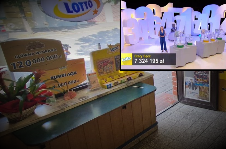 W Starym Sączu padła jedyna w Polsce „szóstka” w Lotto. Zwycięzca wygrał ponad 7 milionów złotych!