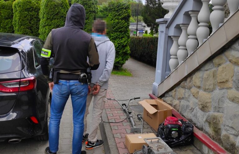 Włamywacz w rękach policji. Działał w Piwnicznej-Zdroju