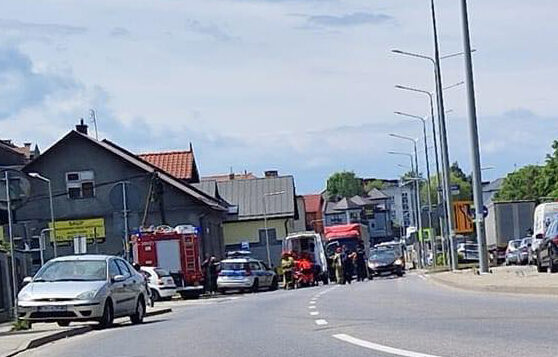potrącenie pieszej ul. Królowej Jadwigi