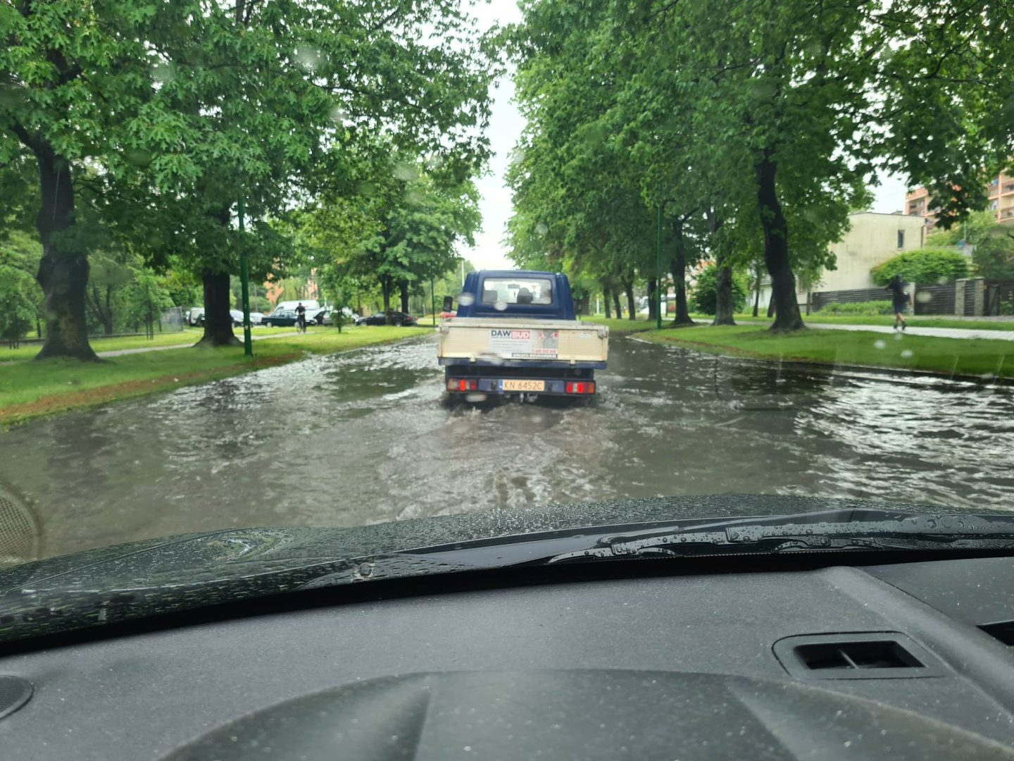 Ul. Barska/ podtopienia, Nowy Sącz
