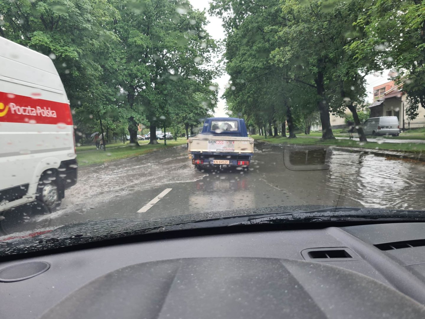 Ul. Barska/ podtopienia, Nowy Sącz