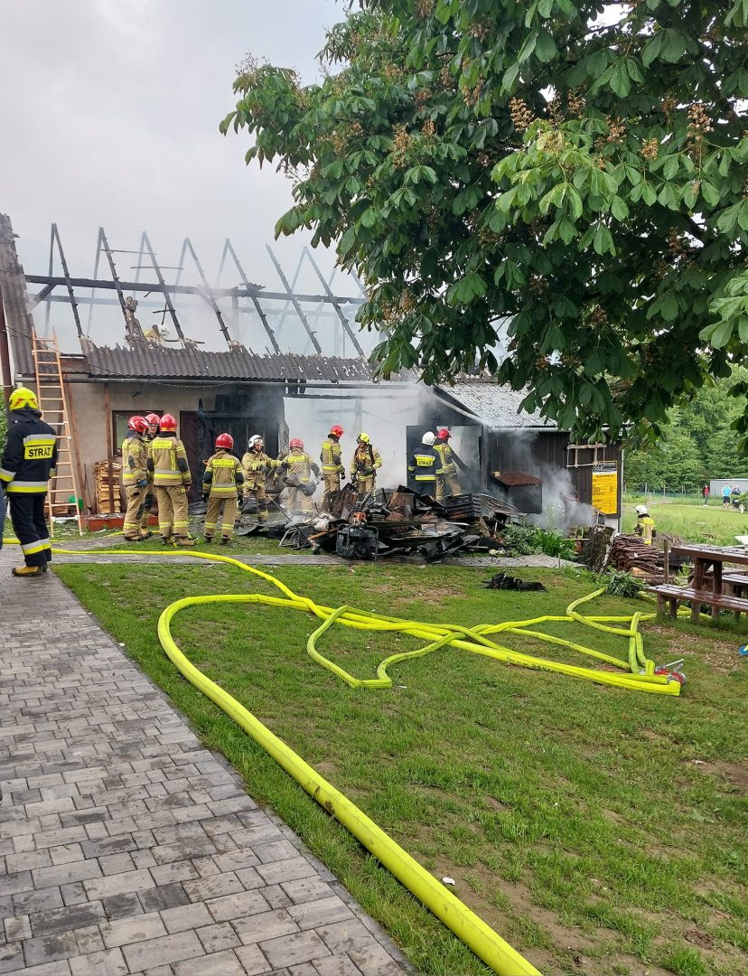 Pożar w Ptaszkowej