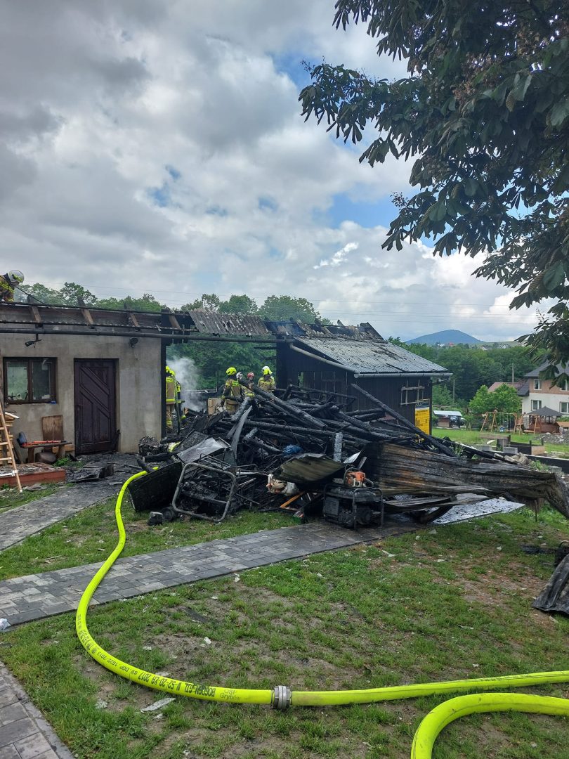 Pożar w Ptaszkowej