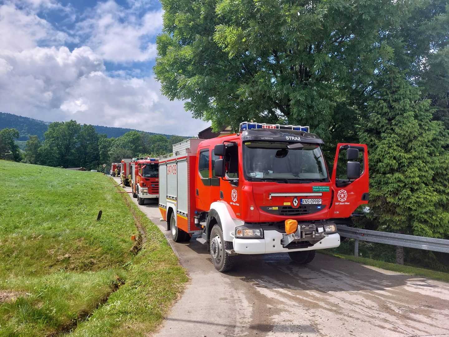 Pożar w Ptaszkowej