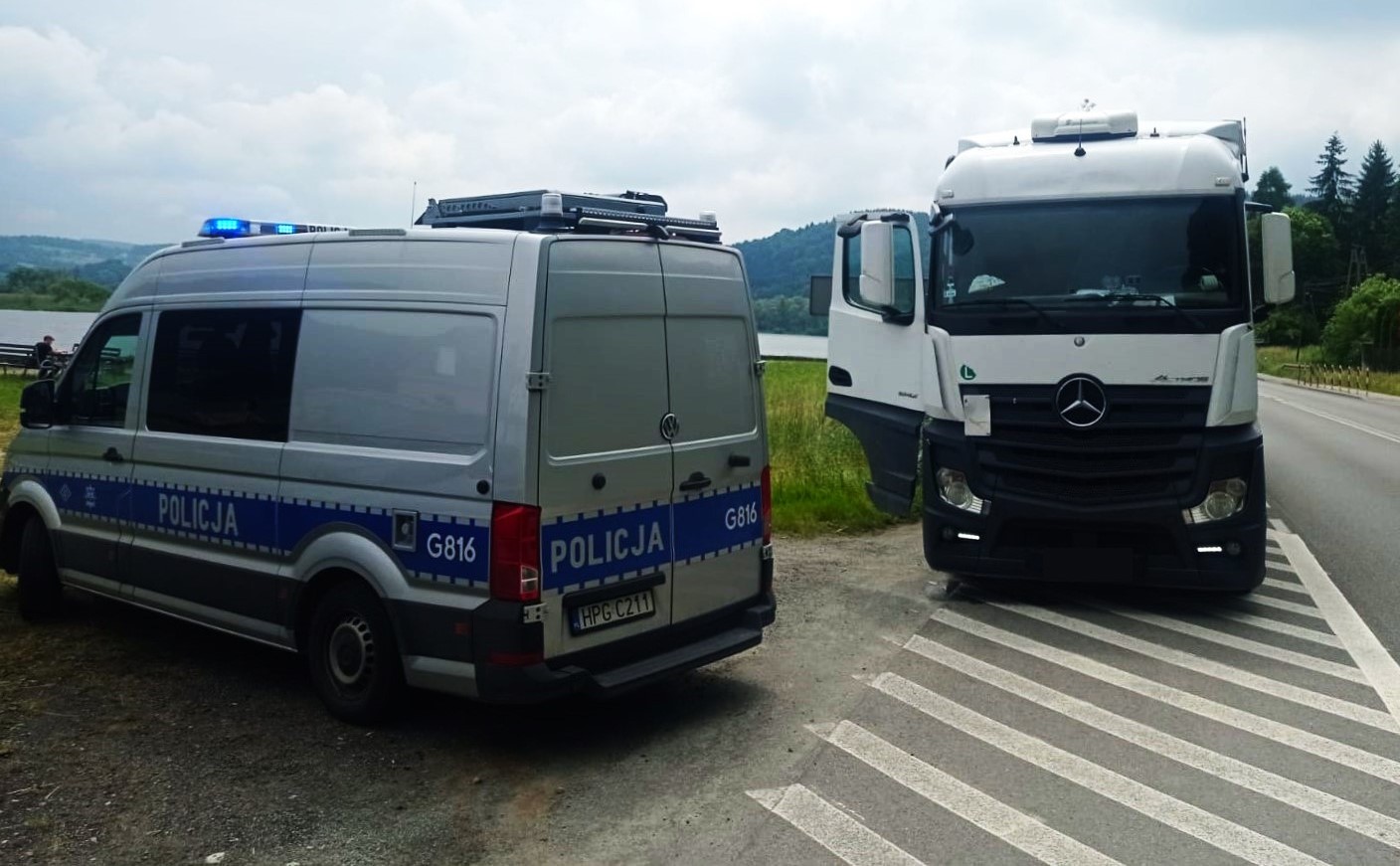 KMP Nowy Sącz, nietrzeźwy kierowca