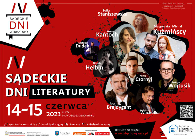 IV Sądeckie Dni Literatury – święto książki w Nowym Sączu