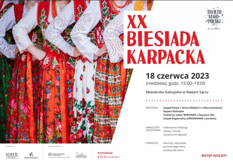 NIEDZIELA Z BIESIADĄ KARPACKĄ: KONCERTY, WARSZTATY, KIERMASZ RĘKODZIEŁA