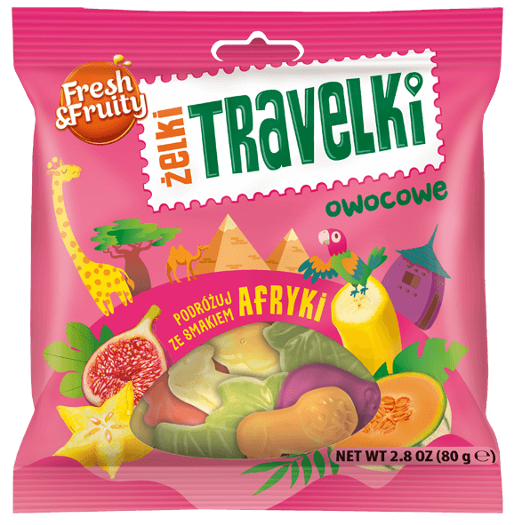 Żelki Travelki od Wawel
