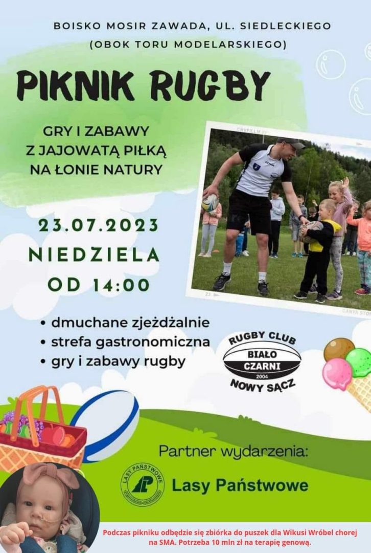 Piknik rodzinny, Nowy Sącz, rugby