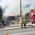 Jazowsko, pożar budynku