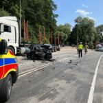DK28, wypadek, zderzenie czołowe