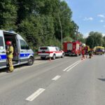 DK28, wypadek, zderzenie czołowe
