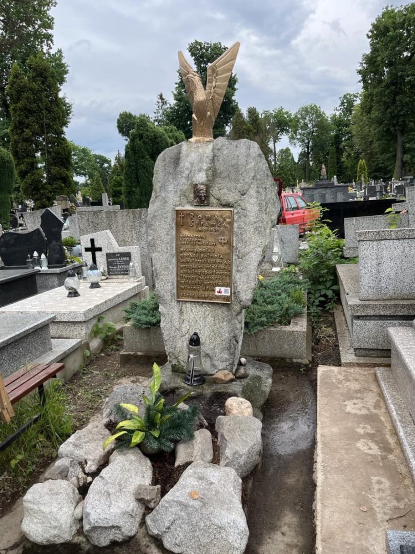 grób Romana Stramki