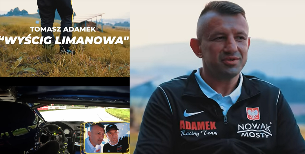 Tomasz Adamek zmienia dyscyplinę, wyścigi samochodowe, Limanowa