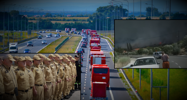 Strażacy z Nowego Sącza w drodze do Grecji. W kraju pełna mobilizacja [ZDJĘCIA]