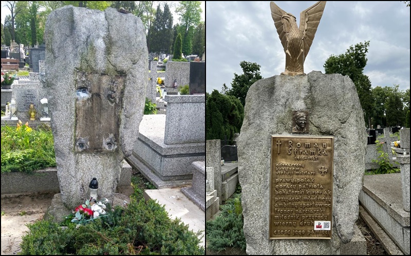 grób Romana Stramki
