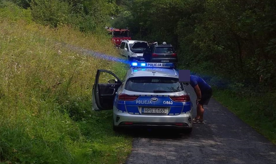 Florynka, kolizja