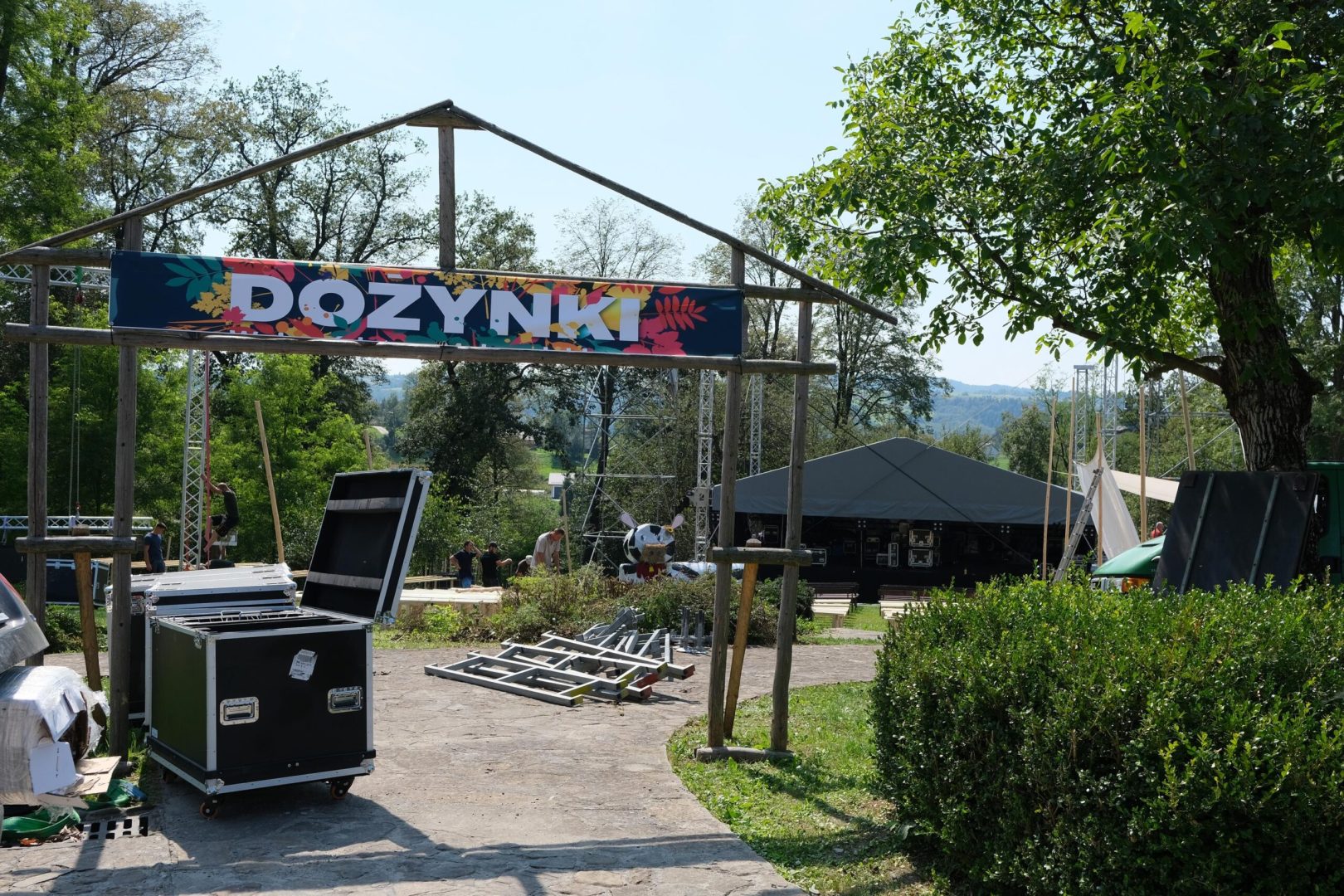 Korzenna, przygotowania, dożynki wojewódzkie
