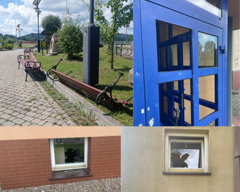 Gródek nad Dunajcem. Wandale zatrzymani. Grozi im do 5 lat pozbawienia wolności