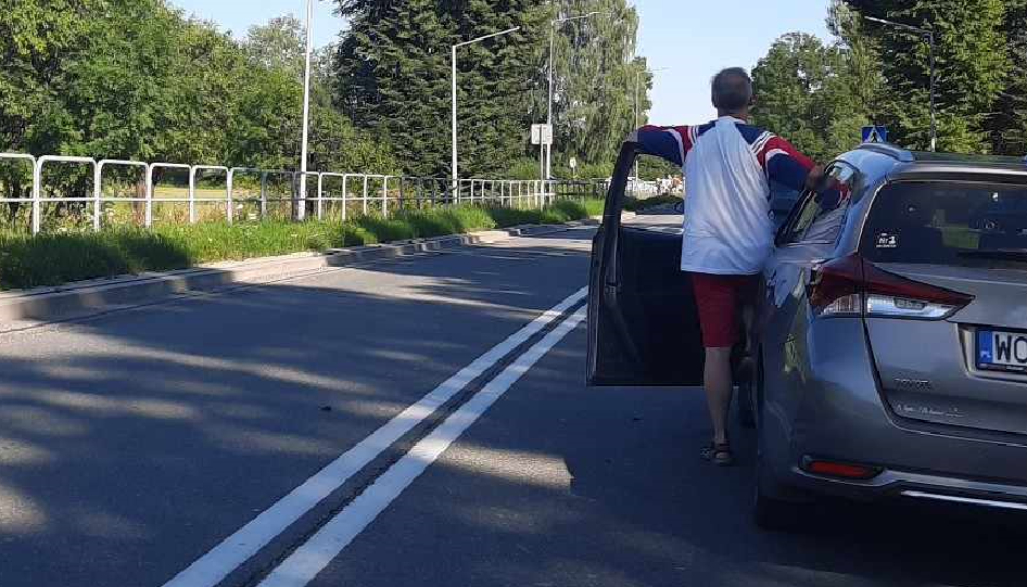 Frycowa, zderzenie pojazdów, droga zablokowana, DK75