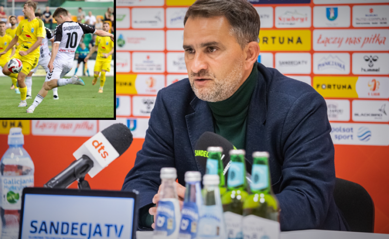 Tomasz Kafarski i Szymon Hartman po meczu Radunia – Sandecja [AUDIO + FOTO]