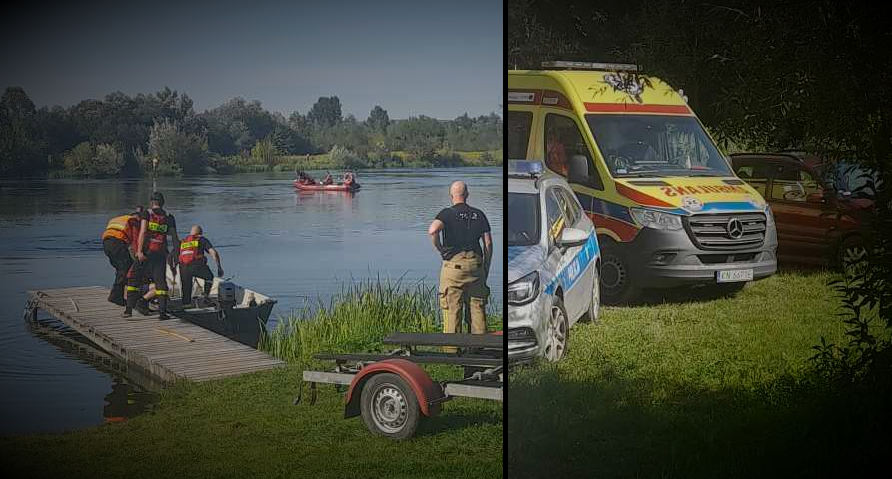 Mostki, nie żyją dwie osoby, topielcy, 12 latek i 20 latek, KWP Kraków potwierdza