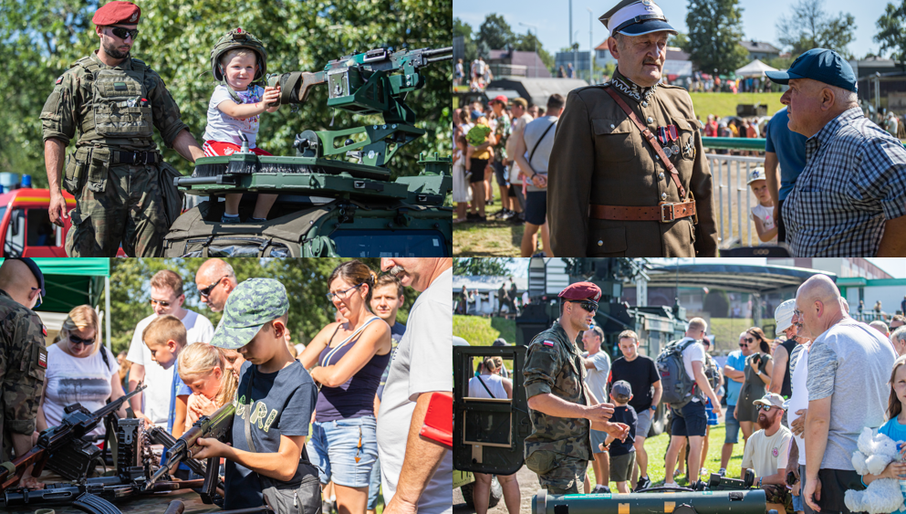 Grybów, piknik, Wojsko Polskie
