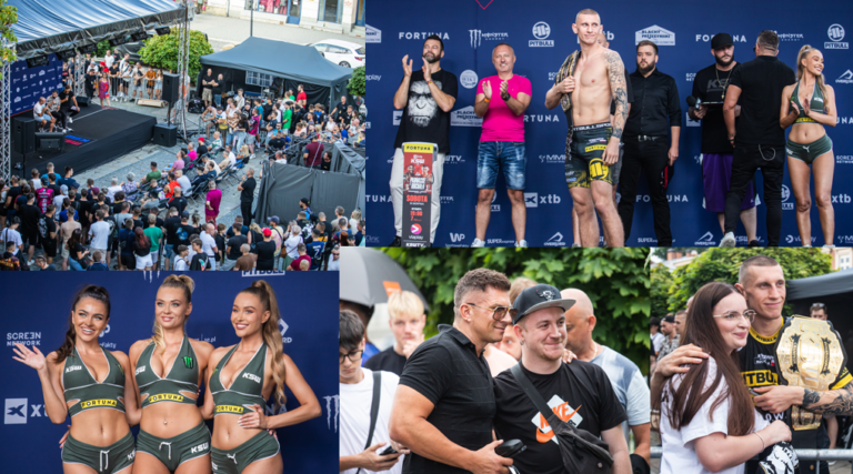 Plejada gwiazd KSW na sądeckim Rynku. Strefa Kibica i ceremonia ważenia [FOTORELACJA]