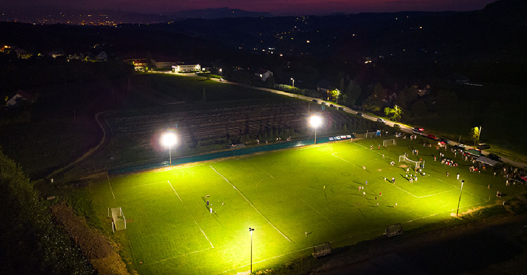 Mszalnica, LKS Mszalnica, jubileusz, oświetlenie stadionu, fotorelacja