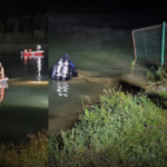 Kąpielisko Chorwacja, poszukiwania. nocne poszukiwania topielca, policja, ZRM, straż pożarna