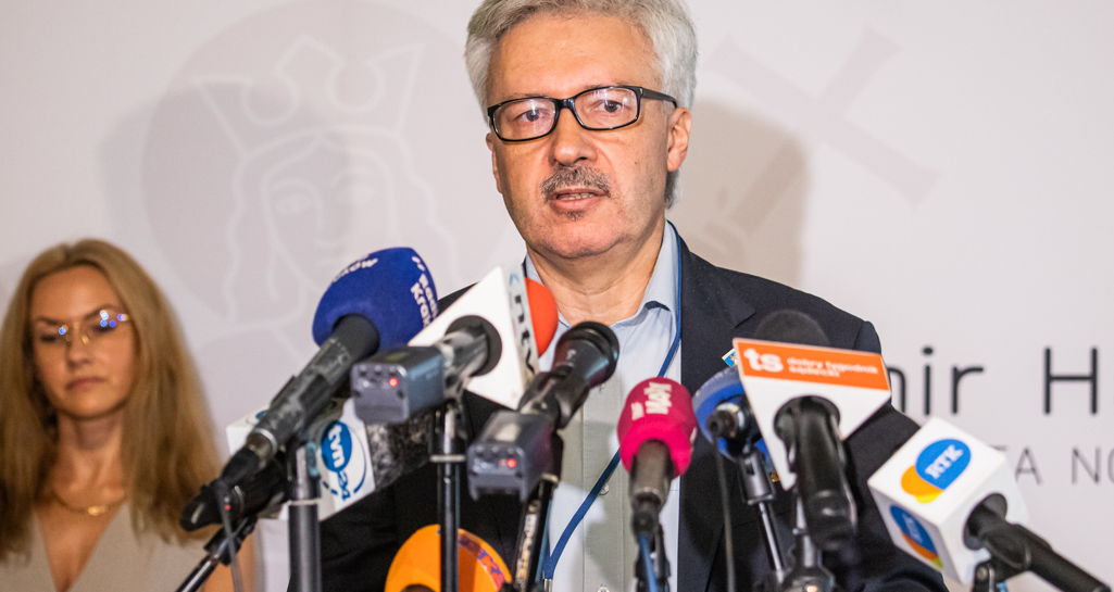 Lchowicz, Nowy Sącz, konferencja, wycinka drzew, przestępstwo, PKP Linie Kolejowe