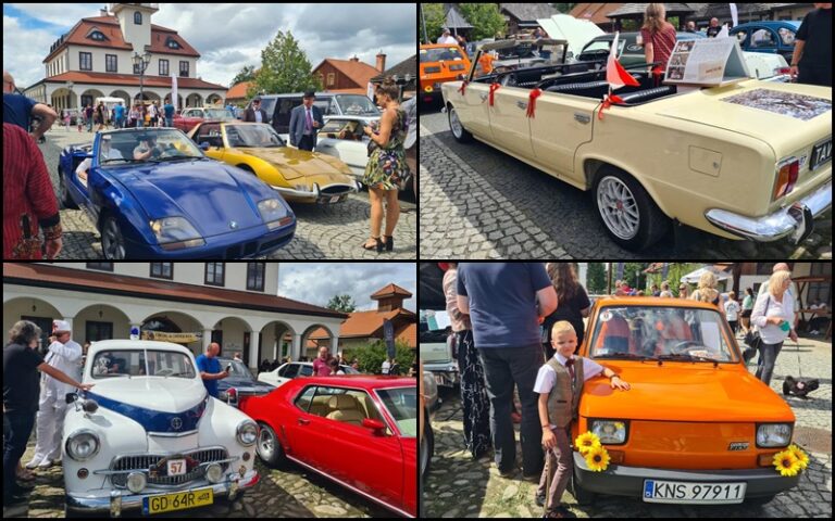 Jubileuszowy zlot klasyków w Miasteczku Galicyjskim, a wśród nich Papamobile Jana Pawła II z 1979 roku [ZDJĘCIA]