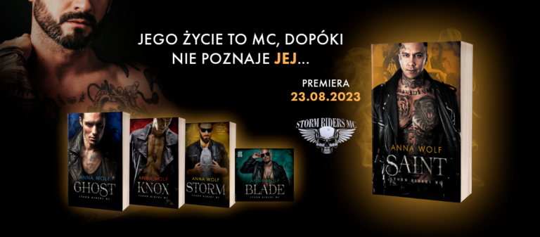 Nowa powieść Anny Wolf – „Saint” od dziś (23.08) w księgarniach!