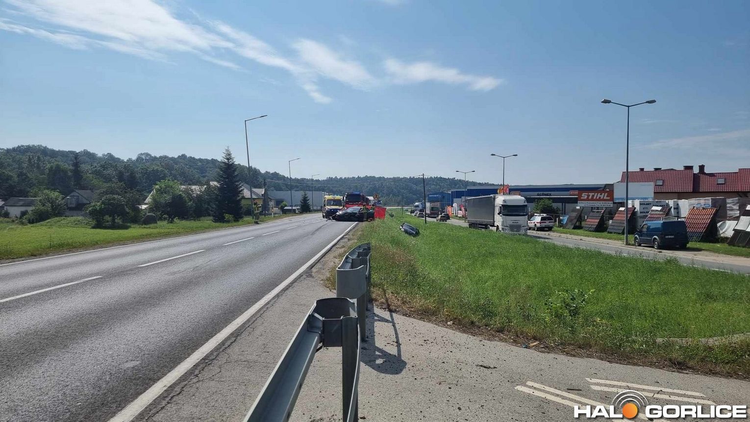 śmiertelny wypadek, Gorlice, DK28